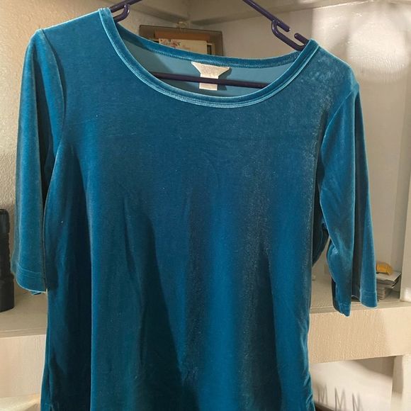 Croft and borrow velvet top - Picture 3 of 4